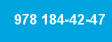 978 184-42-47 978 184-42-47